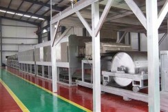 上海产品用途：钢带炉焙烧工业粉体，规格：28-1.5米电加热